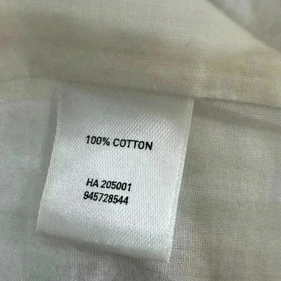 Halogen Women’s Romantic Floral Print Cotton Midi Dress Empire Waist Size L - Picture 10 of 14